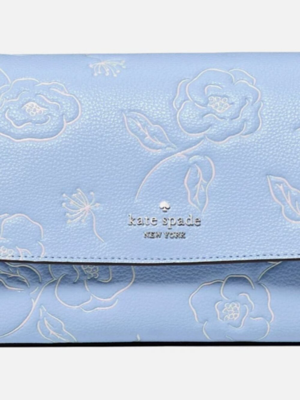 New Kate Spade Sutton Floral Mini Crossbody Bag Pebble Leather North Star - Picture 3 of 5